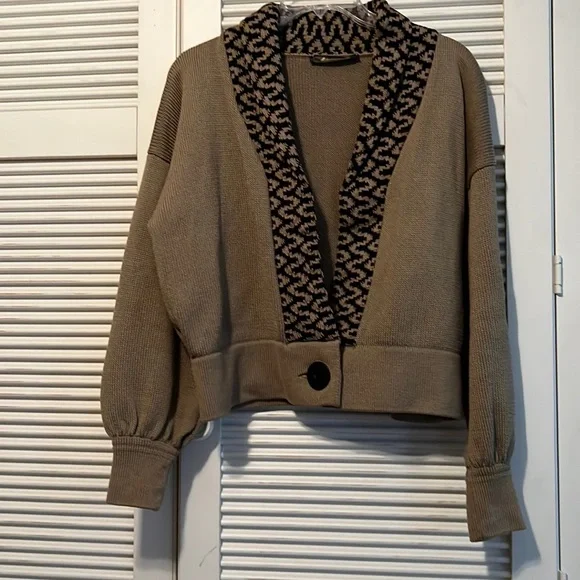 DAVID CASHMAN Cardigan Sweater - Picture 1 of 8